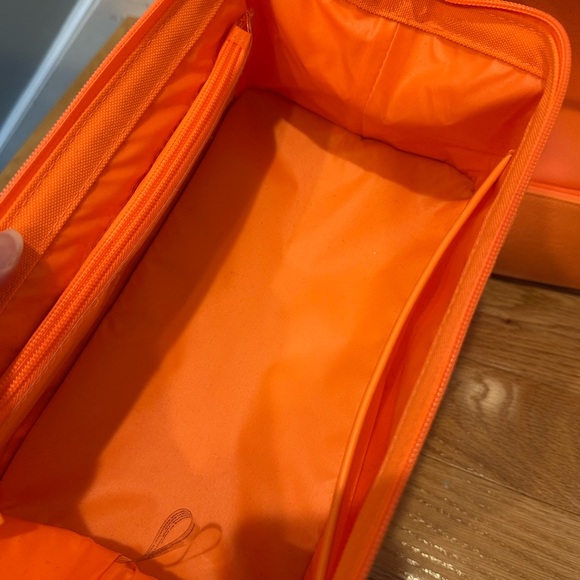 Beis Creamsicle Bright Orange mini Weekender and Dopp kit - Picture 3 of 7